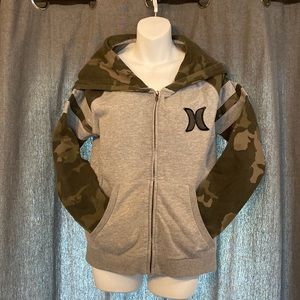 Hurley Camo Combo Zip Up Hoodie w Bonus Volcom Zip Up Hoodie